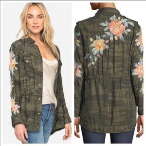 Johnny Was Embroidered Utility Jacket S
